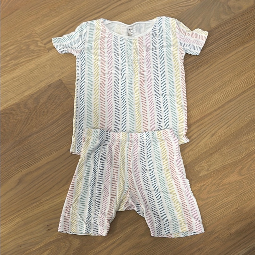 Kyte BABY Rainbow Striped Pajama Set